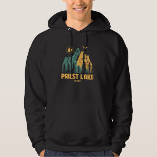 Priest Lake Mountains Idaho Wandern Vintag Hoodie