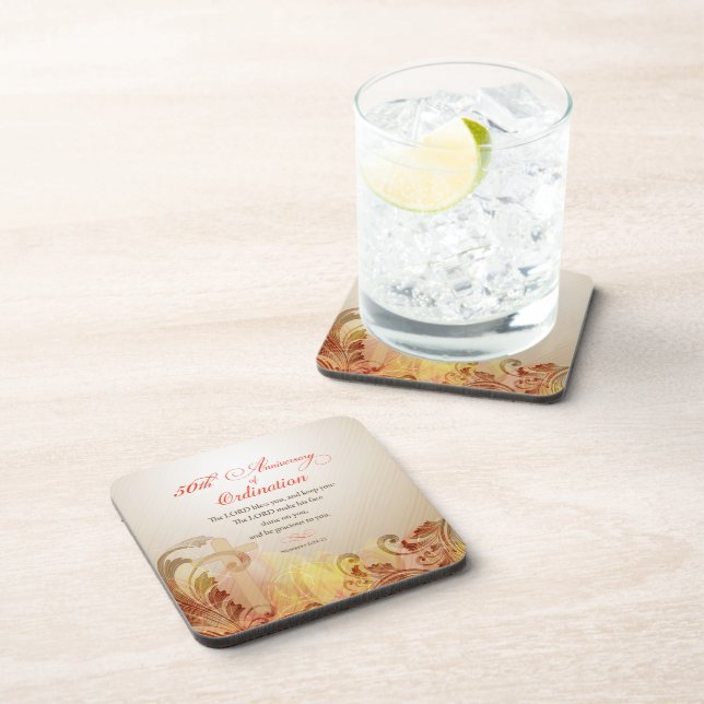 Priester, 50. Jahrestag der Segnung Getränkeuntersetzer (Rechte Seite)