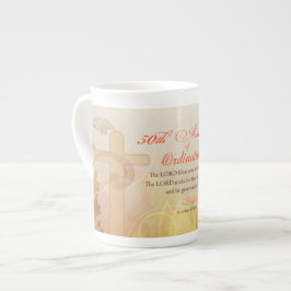 Priester, 50. Jahrestag der Segnung Prozellantasse