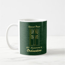 Priester 50 Jubiläum der Ordination Leder Look