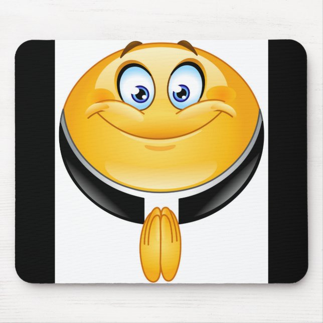 Priester Emoji Mousepad (Vorne)