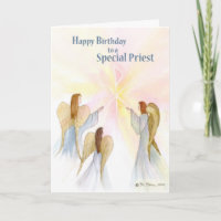Priester-Geburtstag, religiöse Engel