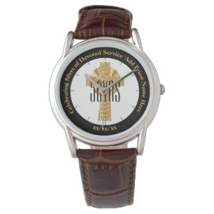 Priester Gift Ordination Jubiläum Personalisiert Armbanduhr