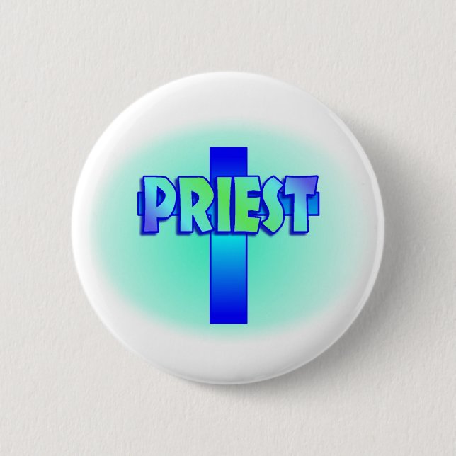 Priester-Knopf Button (Vorderseite)