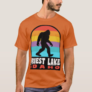 Priester Lake Idaho Camping Retro T-Shirt
