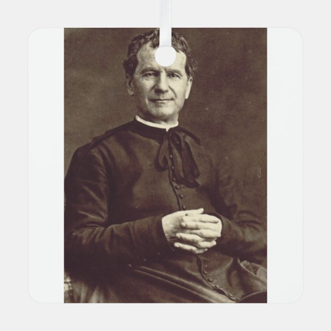 Priester von Saint John Bosco Ornament Aus Metall (Vorderseite)