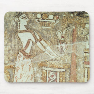 Priesterin an einem Altar, Detail von a Mousepad