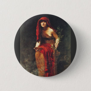 Priesterin von Delphi Button