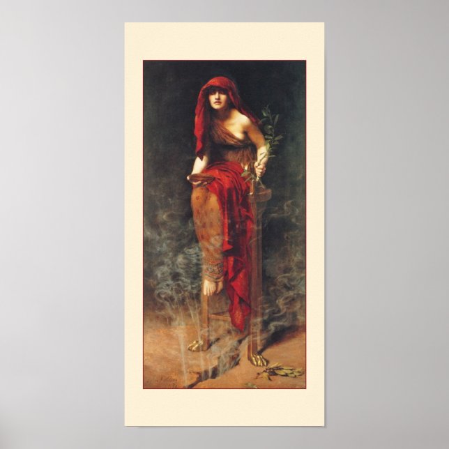 Priesterin von Delphi Poster (Vorne)