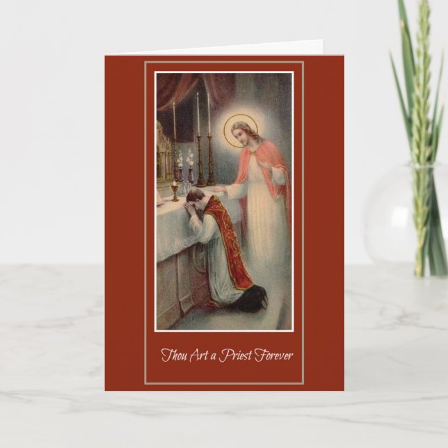 Priesterjubiläum Priesterorden Jesus Karte (Vorderseite)