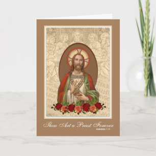 Priesterjubiläum Priesterweihe Jesus Karte