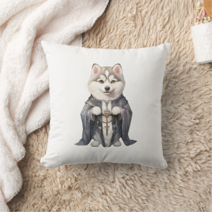 Priesterkönig Siberian Husky Hund Kissen
