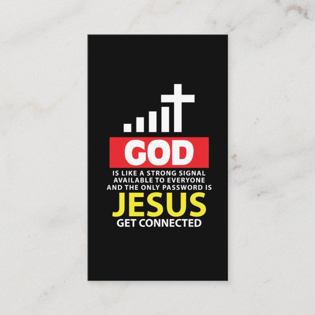 Priesterreligions-Geschenkpriester Jesus Visitenkarte (Vorderseite)