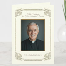 Priestertum Foto Gebetsschrift Religiöse