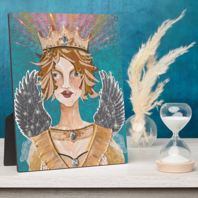 Priestess Paloma Guardian Angel Princess Plaque Fotoplatte (Seite)