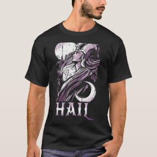 Priestess Witz Tarot Occult Club Goblincore Hail T-Shirt