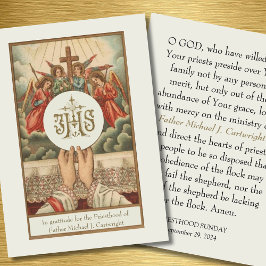 PRIESTHOOD SUNDAS CARTES DE PRIÈRE PERSONNALISÉES