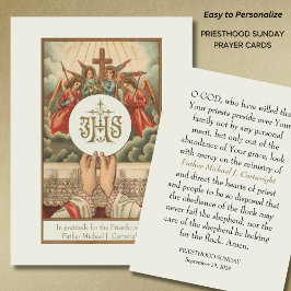 PRIESTHOOD SUNDAS CARTES DE PRIÈRE PERSONNALISÉES