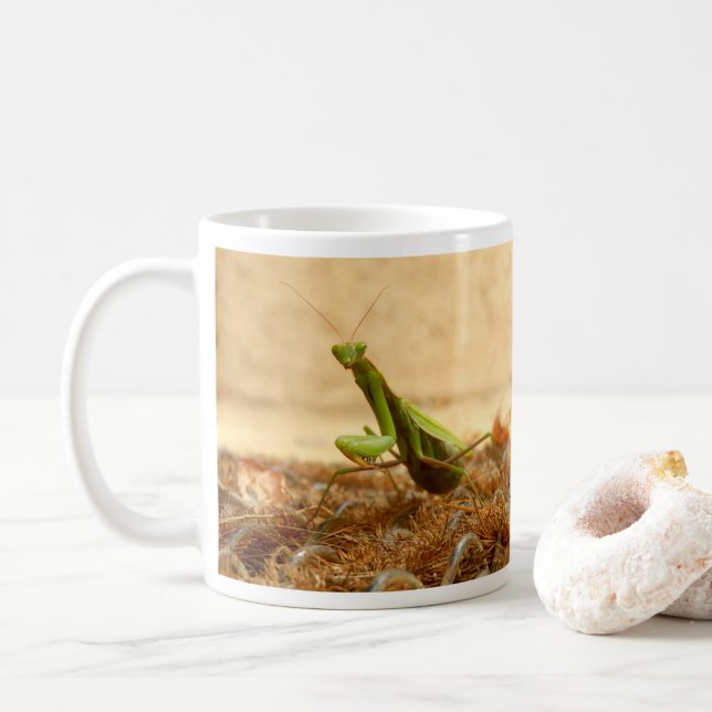 Priez Mantis Bug Mug (Avec donut)