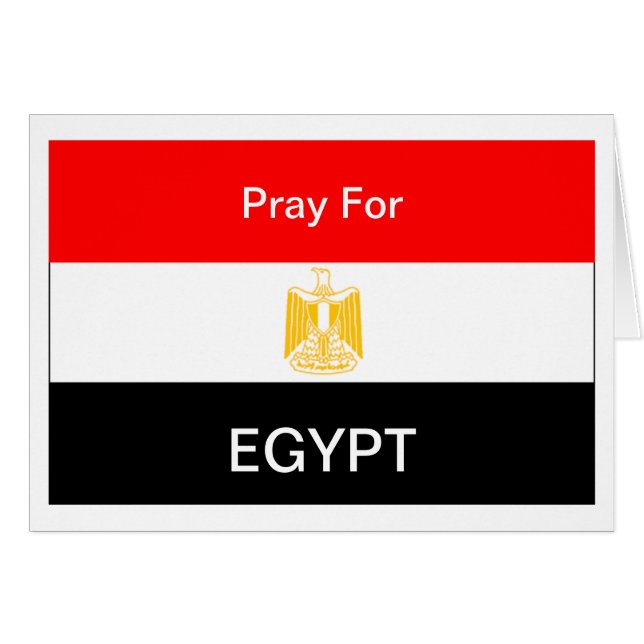 Priez pour l'EGYPTE (Devant horizontal)