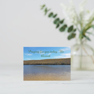 Priez pour vous aujourd'hui & Soyez béni Carte de