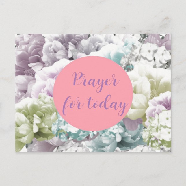 Priez une écriture pour aujourd'hui Carte postale (Devant)