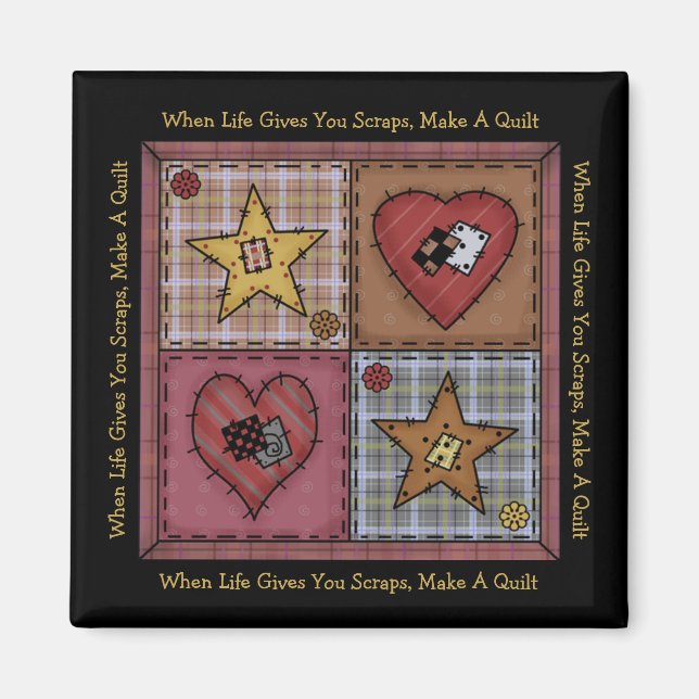 Prim Patchework Quilters Magnet (Vorne)