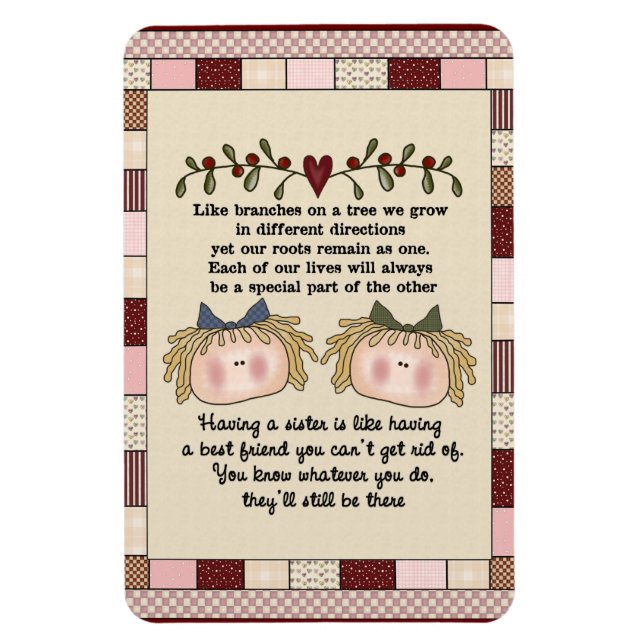 Prim Sister-Magnetmagnet Magnet (Vertikal)