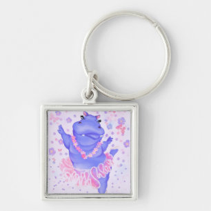 Prima Ballerina Hippo - Bild / Text hinzufügen Schlüsselanhänger