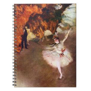 Prima Ballerina, Rosita Mauri by Edgar Degas Notizblock