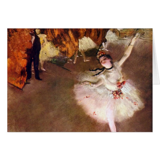 Prima Ballerina, Rosita Mauri par Edgar Degas (Devant horizontal)