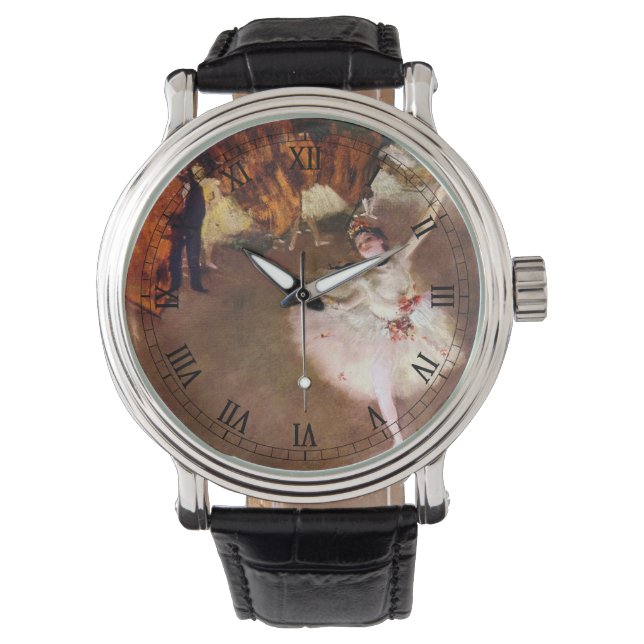 Prima Ballerina, Rosita Mauri von Edgar Degas Armbanduhr (Vorderseite)