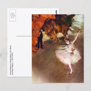Prima Ballerina, Rosita Mauri von Edgar Degas Postkarte