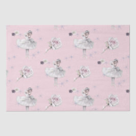 Prima Ballerina Swan und Rose Seidenpapier
