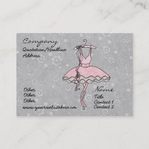 "Prima Ballerina-" Visitenkarte