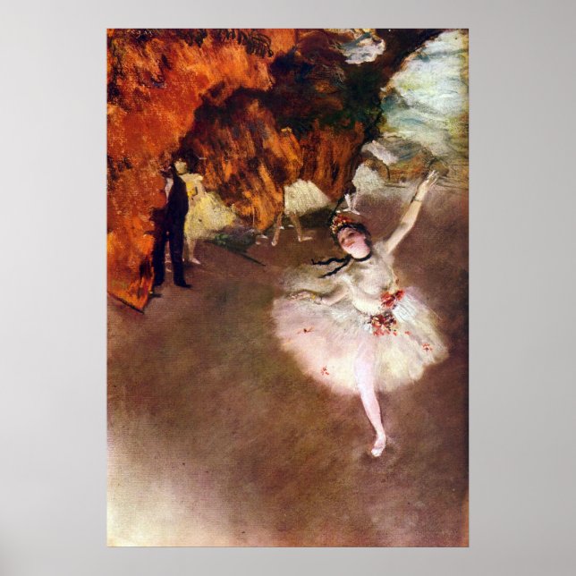 Prima Ballerina von Edgar Degas Poster (Vorne)