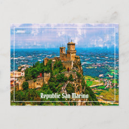 Prima Torre Guaita. Republik San Marino. Postkarte