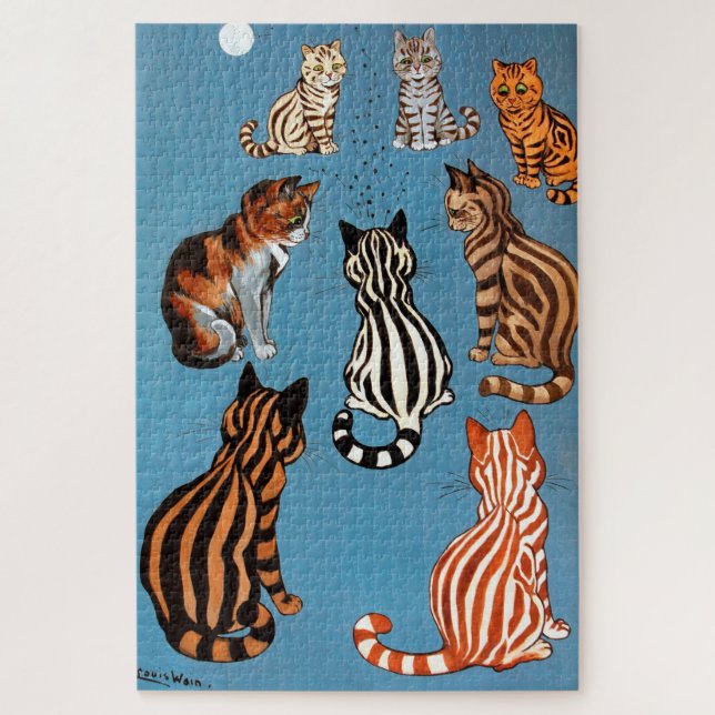 Primadonna von der Nacht, Louis Wain (Vertikal)