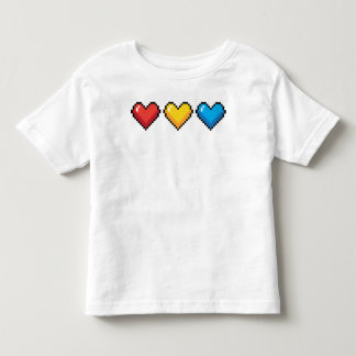 Primaire Coeurs Pixel Enfants Nouveauté T-shirt