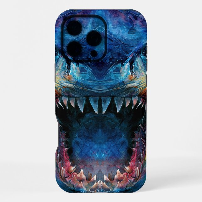 Primal Power 011 – Megalodon iPhone 16 Pro Max Hülle (Rückseite)