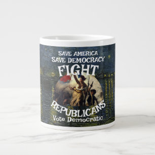 PRIMALALASKA BEKLEIDUNGSMARKE FW FV HG ANTIFASCHIS Jumbo-Tasse