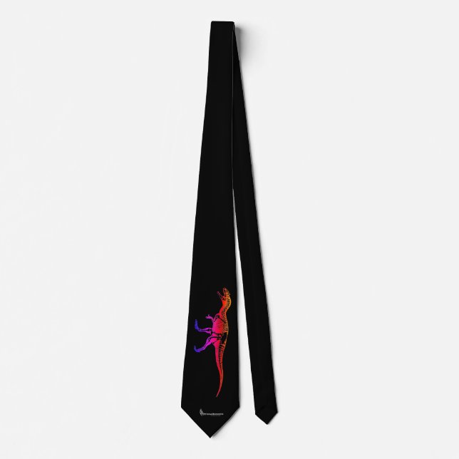Primalbeasts cravate noire "squelettique" de (Devant)