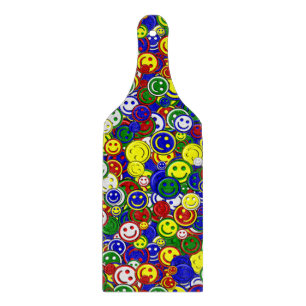 Primär happy Face Beads, BLUE CUTTING BOARD PADDL Schneidebrett
