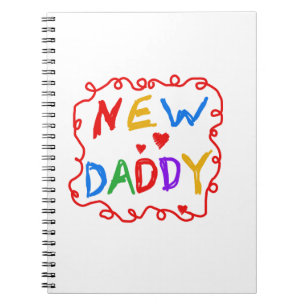 Primäre Farben - Geschenke von New Daddy Notizblock