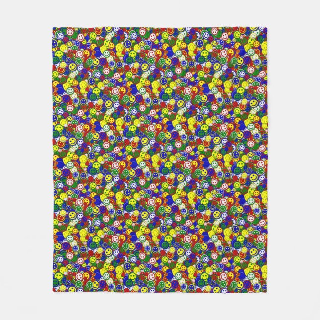 Primäre Gesichtsperlen, RED-FLEECE BLANKET m Fleecedecke (Vorderseite)