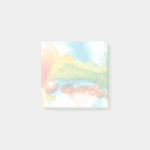 Primäre Hülle - Wasserfarben Post-it Klebezettel