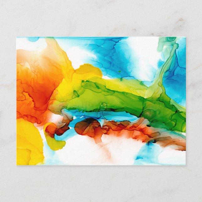 Primäre Hülle - Wasserfarben Postkarte (Vorderseite)