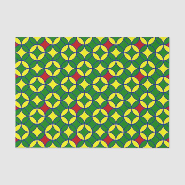 Primäre Kreise-11-Gewebepapier Seidenpapier (Vorderseite)