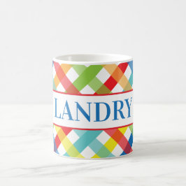 Primäre Kreuzrisen personalisierter Mug Kaffeetasse