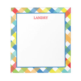 Primäre Krisen Cross Personalisiert Notepad Notizblock